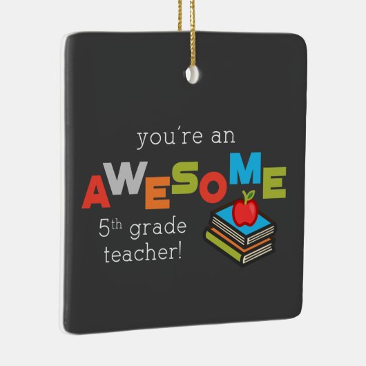 Vijfde graad Opleidingsdag Geweldige Keramisch Ornament (Rechts)