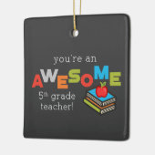 Vijfde graad Opleidingsdag Geweldige Keramisch Ornament (Links)