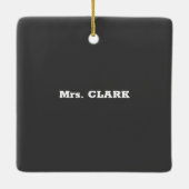 Vijfde graad Opleidingsdag Geweldige Keramisch Ornament (Achterkant)