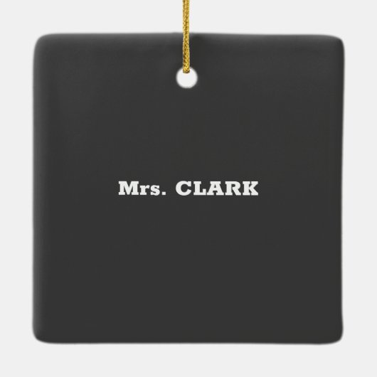 Vijfde graad Opleidingsdag Geweldige Keramisch Ornament (Achterkant)