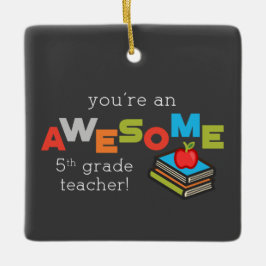 Vijfde graad Opleidingsdag Geweldige Keramisch Ornament