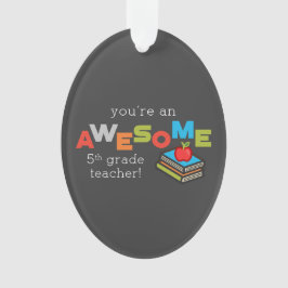 Vijfde graad Opleidingsdag Geweldige Ornament