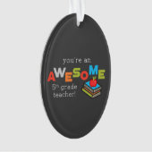 Vijfde graad Opleidingsdag Geweldige Ornament (voorkant)