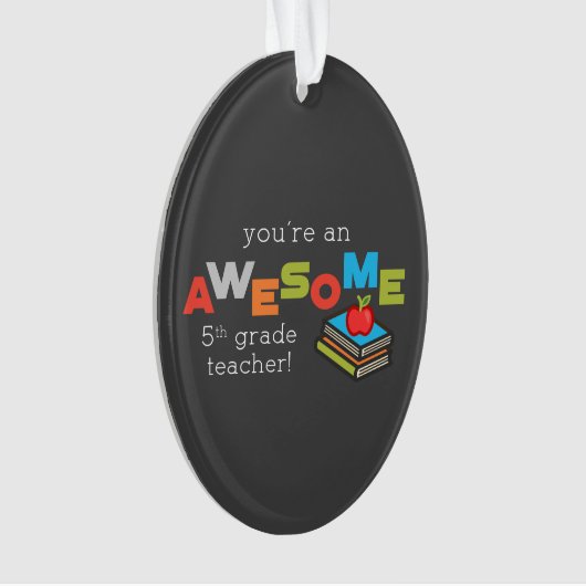 Vijfde graad Opleidingsdag Geweldige Ornament (voorkant)