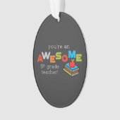 Vijfde graad Opleidingsdag Geweldige Ornament (voorkant)