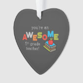 Vijfde graad Opleidingsdag Geweldige Ornament (voorkant)