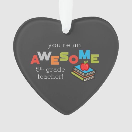 Vijfde graad Opleidingsdag Geweldige Ornament (voorkant)