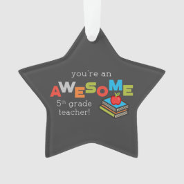 Vijfde graad Opleidingsdag Geweldige Ornament