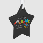 Vijfde graad Opleidingsdag Geweldige Ornament (voorkant)