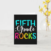 Vijfde graad Rocks Team 5e graad leraar Kaart (Gele Bloem)