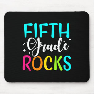 Vijfde graad Rocks Team 5e graad leraar Muismat