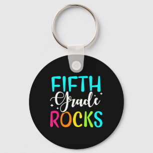 Vijfde graad Rocks Team 5e graad leraar Sleutelhanger