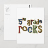 Vijfde graad Rocks vijfde Briefkaart (Voorkant / Achterkant)