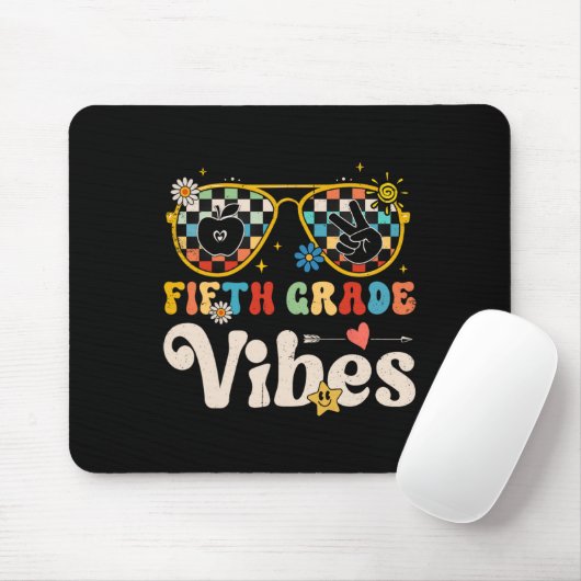 Vijfde graad Vibes - Vijfde Grade Team Retro 1e Da Muismat (Met muis)