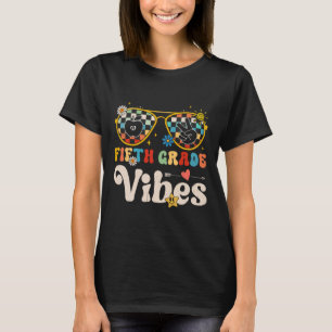 Vijfde graad Vibes - Vijfde Grade Team Retro 1e Da T-shirt