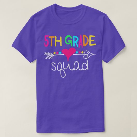 Vijfde graad Viertiende lerarenteam T-shirt (Design voorkant)