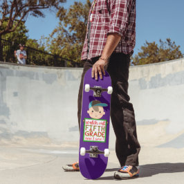 VIJFDE GRADE HIER KAN IK grappig schattig MAKEN Persoonlijk Skateboard
