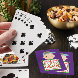 VIJFDE GRADE HIER KAN IK grappig schattig MAKEN Pokerkaarten