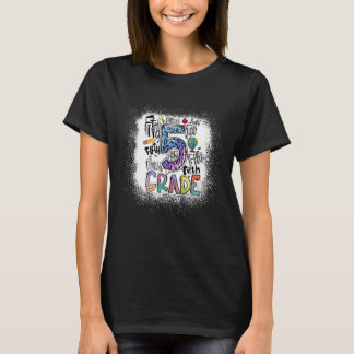 Vijfde Grade Typografie Team Vijfde Grade Leraar T T-shirt