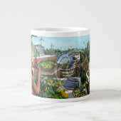 Vijfde heilige Bloemenmeisje Jumbo Mok (Voorkant)