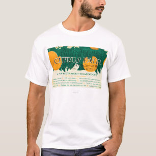 Vijfde jaarbeurs van Tulare County Citrus T-shirt