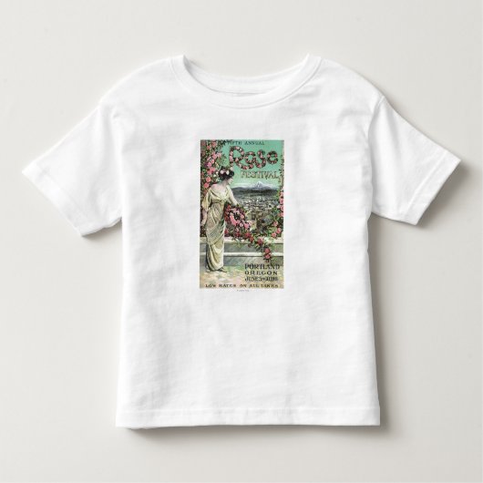 Vijfde jaarlijkse Roos Festival Advertisement Kinder Shirts (Voorkant)