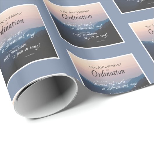 Vijfde Jubileum van de coördinatiecentra Cadeaupapier (Rol Hoek)