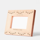 Vijfde Jubileum van het Hout Wedding Gegraveerde Lijstjes (Links)