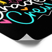 Vijfde klas Crew Team 5e klas leraar student Poster (Hoek)