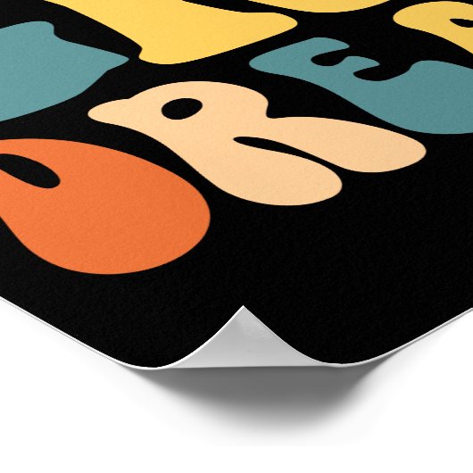 Vijfde klas Dream Team Leraar Student Poster (Hoek)