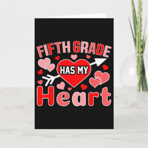Vijfde klas heeft mijn hart leraar leerling valent kaart