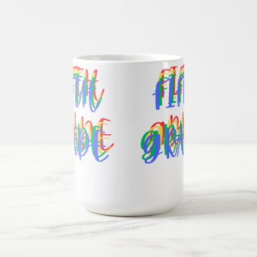 Vijfde klas mok van de leraar (Center)