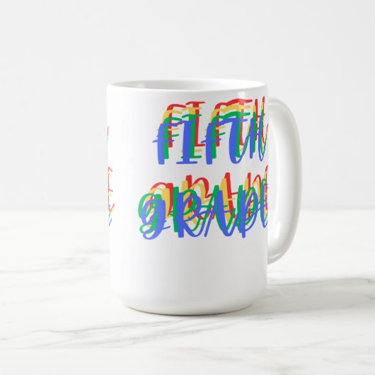 Vijfde klas mok van de leraar (Voorkant rechts)