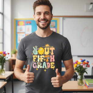 Vijfde klas van 2023 tot afscheid vijfde Afstudeer T-shirt