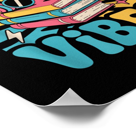 Vijfde klas vibes terug naar school leraar Kind 5e Poster (Hoek)