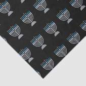 Vijfde nacht van het Weefselpapier van Hanukkah Tissuepapier (Detail)