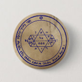 Vijfde Pentacle van Jupiter Ronde Button 5,7 Cm (Voorkant)