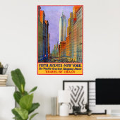 Vijfde platform - New York Poster (Thuiskantoor)