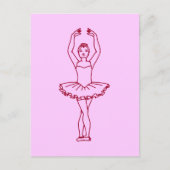 Vijfde positie ballet briefkaart (Voorkant)