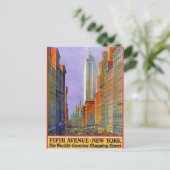 vijfde reis van New York Briefkaart (Staand voorkant)