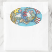 VIJFDE VAN JULI VISSEN EN STICKERS VAN STARVIS Ova (Tas)