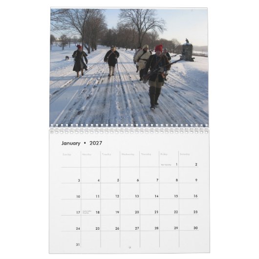 Vijfde vergaderrooster van New York 2012 Kalender (Jan 2027)