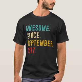 vijfde verjaardag 5 jaar jongen Geweldige sinds 20 T-shirt