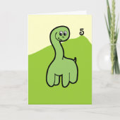 Vijfde Verjaardag die de Groene Kaart van de (Voorkant)