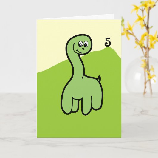 Vijfde Verjaardag die de Groene Kaart van de (Gele Bloem)