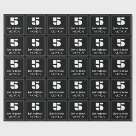 Vijfde verjaardag: Kunst Deco Geïnspireerde look " Cadeaupapier