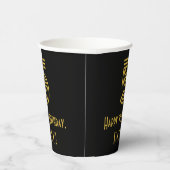 Vijfde verjaardag: Kunst Deco Geïnspireerde look " Papieren Bekers (Rechts)