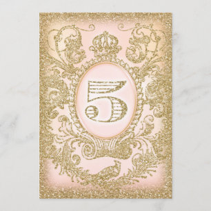 Vijfde verjaardag ooit Prinses Kaart