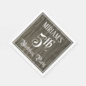 Vijfde verjaardag Partij - Fancy Manuscript, Faux Servet (Hoek)