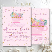 Vijfde Verjaardag Tea Party Elegant & Sweet verjaa